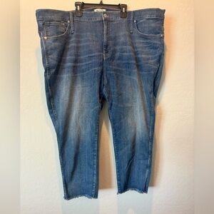 Madewell NWOT Raw Hem Stovepipe Jeans - 37P